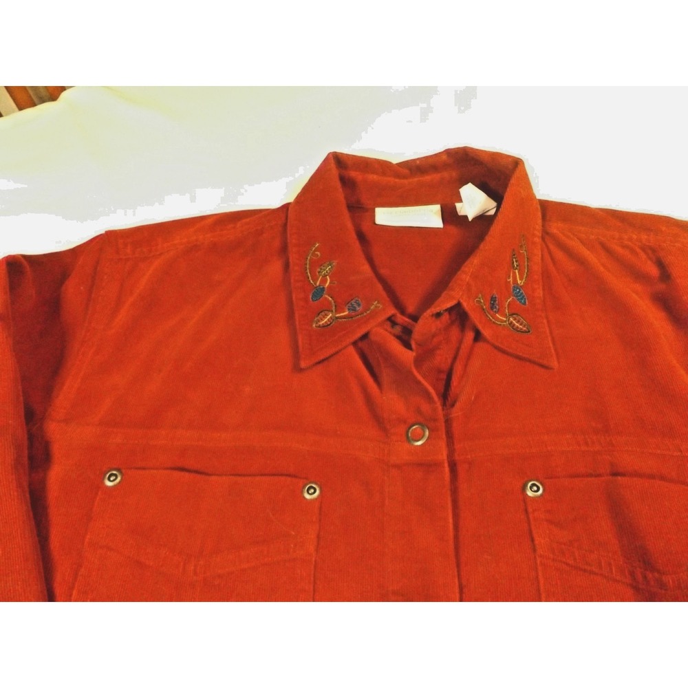 liz claiborne top with Embroidered details Size XL